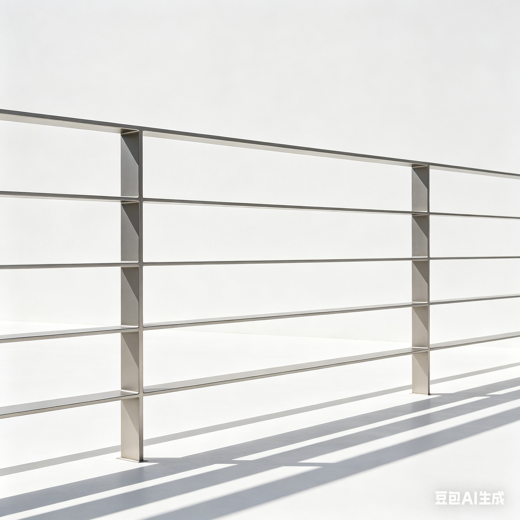 Modern Minimalist Stainless Steel Balcony Fence - Image 4