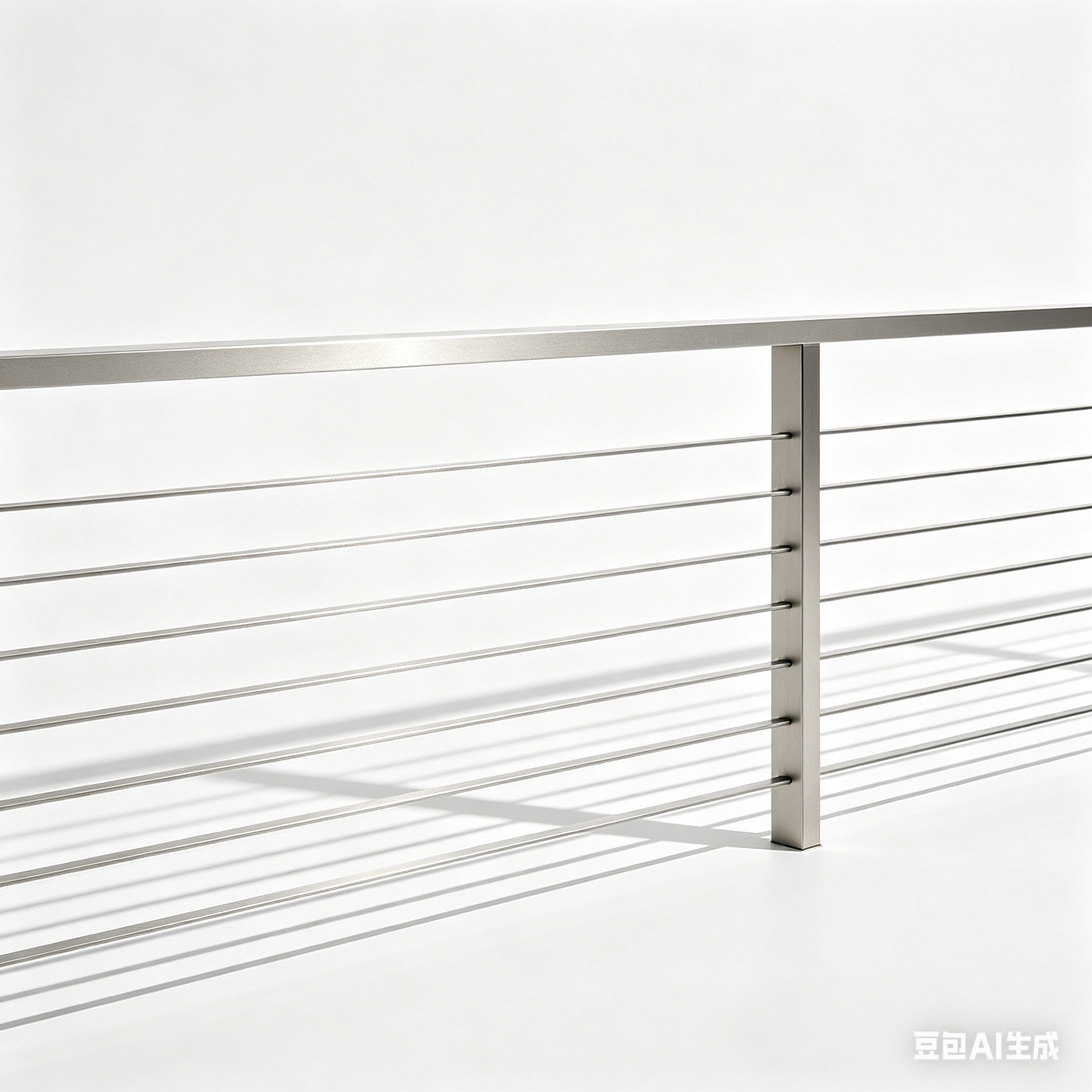 Modern Minimalist Stainless Steel Balcony Fence - Image 3